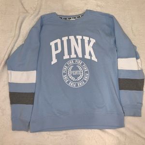 Victoria Secret PINK Light Blue Crewneck
